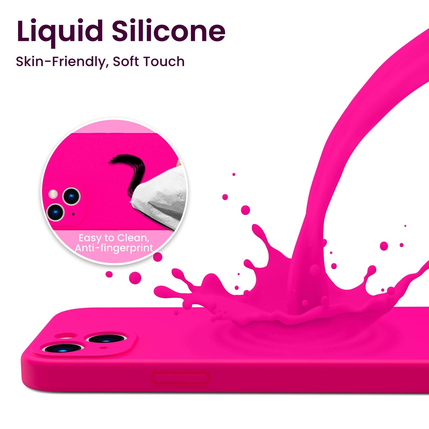 Liquid Silicone Hot Pink