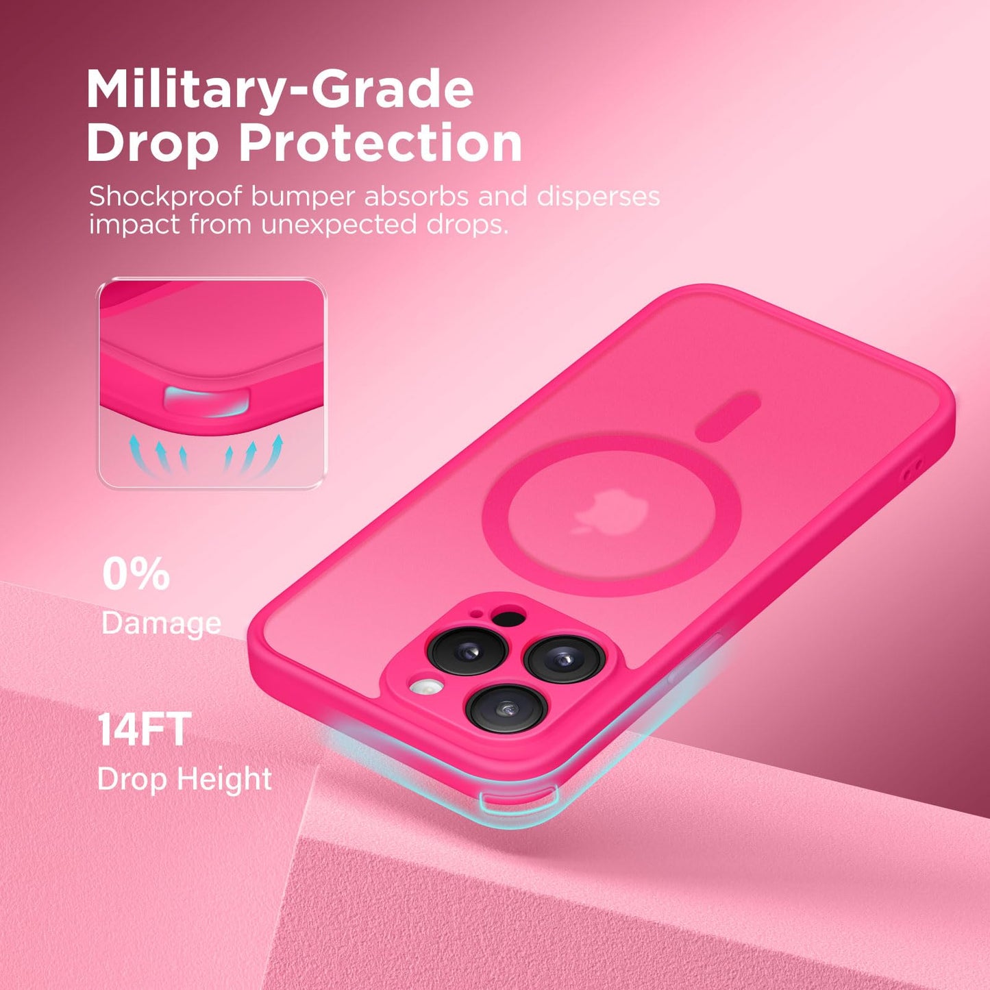 Magnetic Case Hot Pink