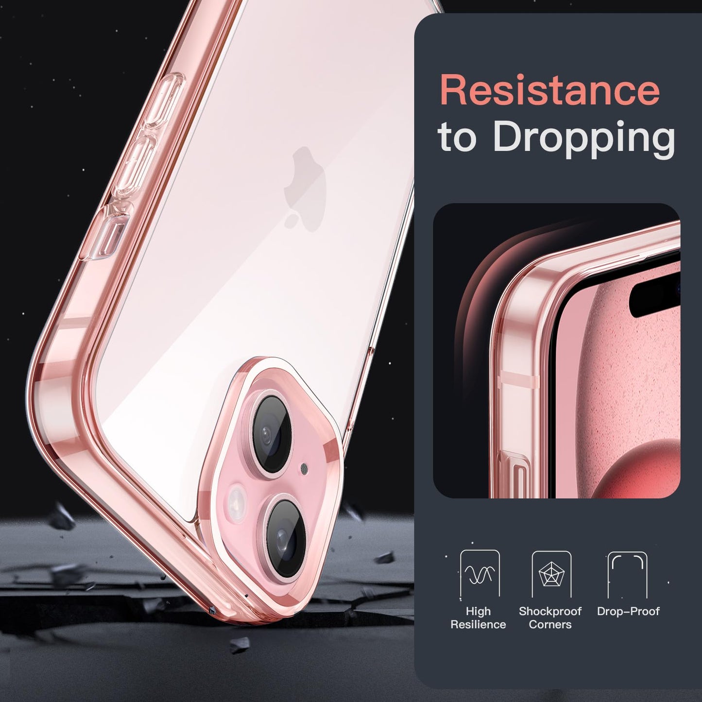 Phone Bumper Anti-Scratch Pink