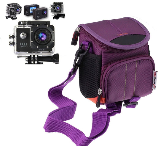 Purple Action Camera Case